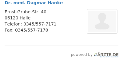 Dr med dagmar hanke