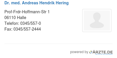 Dr med andreas hendrik hering