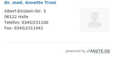 Dr med annette trost