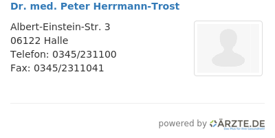 Dr med peter herrmann trost
