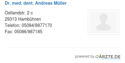 Dr med dent andreas mueller 512591