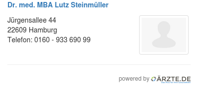 Dr med mba lutz steinmueller 251509