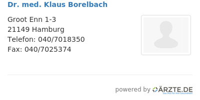 Dr med klaus borelbach