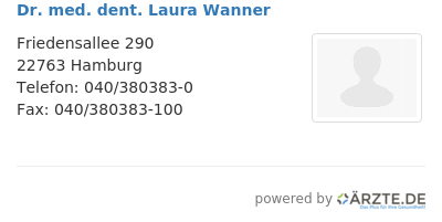Dr med dent laura wanner