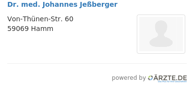 Dr med johannes jessberger
