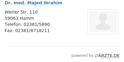Dr med majed ibrahim