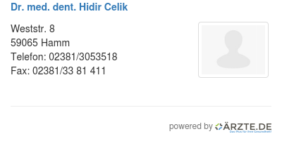 Dr med dent hidir celik