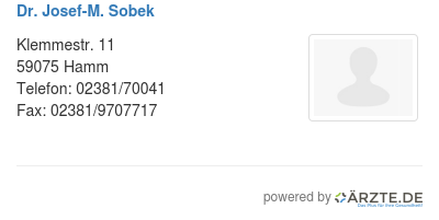 Dr josef m sobek