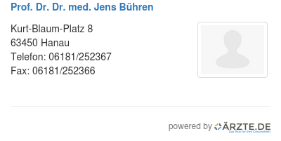 Prof dr dr med jens buehren 554875