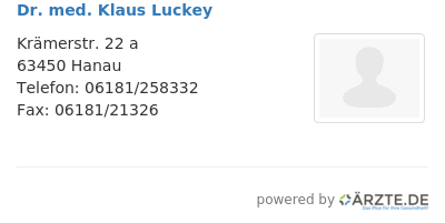 Dr med klaus luckey