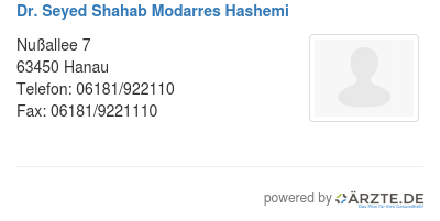 Dr seyed shahab modarres hashemi
