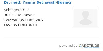 Dr med yanna setiawati buesing