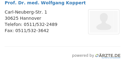 Prof dr med wolfgang koppert