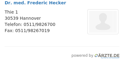 Dr med frederic hecker 658717