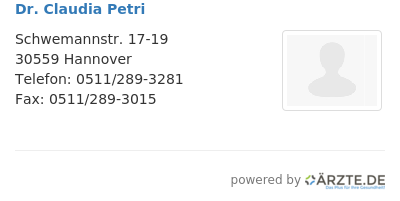 Dr claudia petri