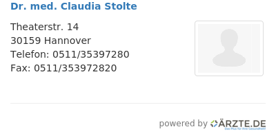 Dr med claudia stolte