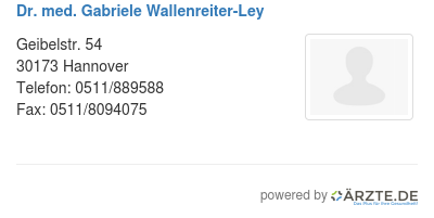 Dr med gabriele wallenreiter ley