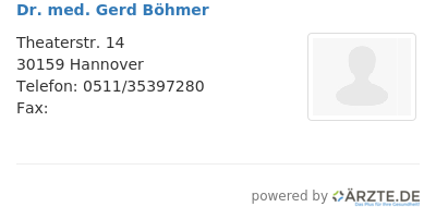 Dr med gerd boehmer