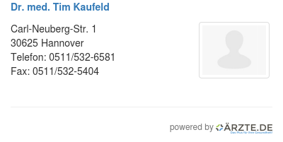 Dr med tim kaufeld
