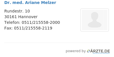 Dr med ariane melzer