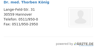 Dr med thorben koenig