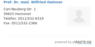 Prof dr med wilfried gwinner