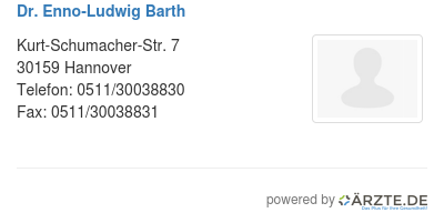 Dr enno ludwig barth