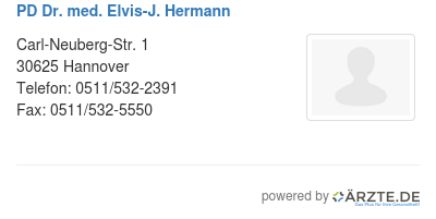 Pd dr med elvis j hermann