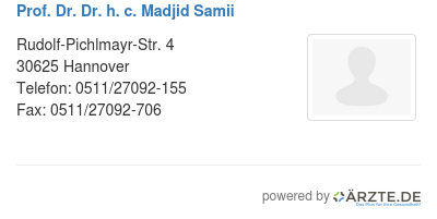 Prof dr dr h c madjid samii
