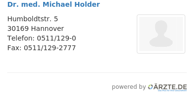 Dr med michael holder