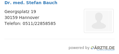 Dr med stefan bauch