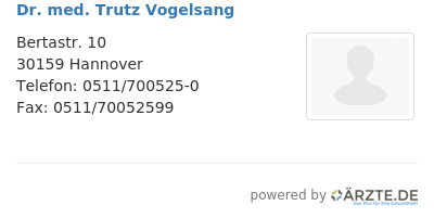 Dr med trutz vogelsang