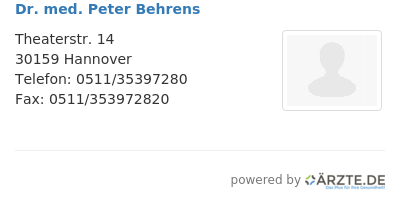 Dr med peter behrens 579168