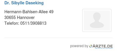 Dr sibylle daseking