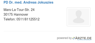 Pd dr med andreas jokuszies