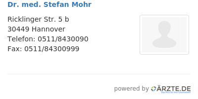 Dr med stefan mohr 544111