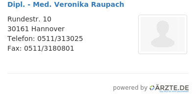 Dipl med veronika raupach