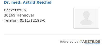 Dr med astrid reichel