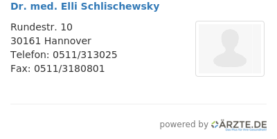 Dr med elli schlischewsky