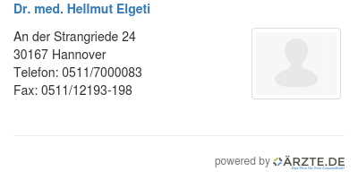 Dr med hellmut elgeti