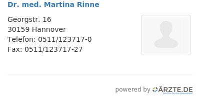Dr med martina rinne