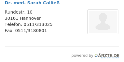 Dr med sarah calliess 536809