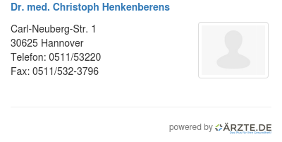 Dr med christoph henkenberens