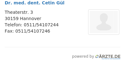 Dr med dent cetin guel