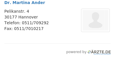 Dr martina ander