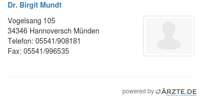 Dr birgit mundt