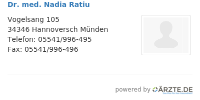 Dr med nadia ratiu