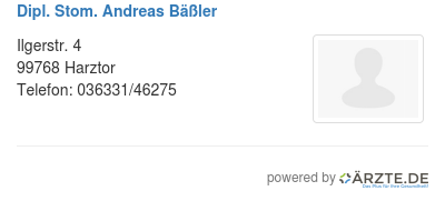 Dipl stom andreas baessler