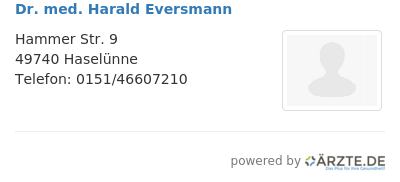 Dr med harald eversmann