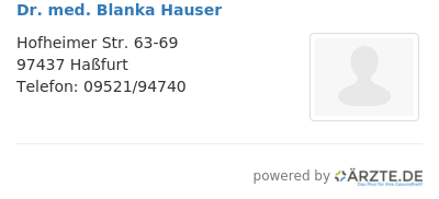 Dr med blanka hauser 594172